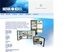 Tablet Screenshot of novakool.com